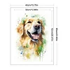 (Stamped/Counted) Golden Retriever-11CT Cross Stitch 40*60cm(Big Size)