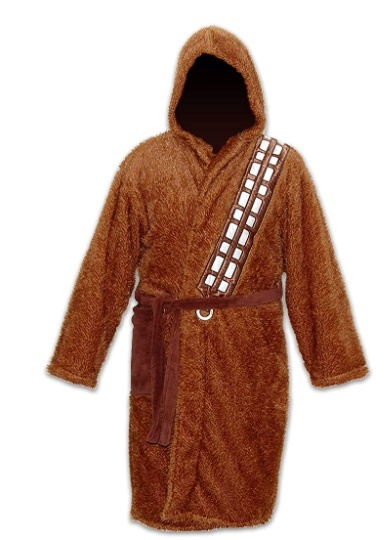 Star Wars Chewbacca Hooded Bath Robe Costume Bathrobe