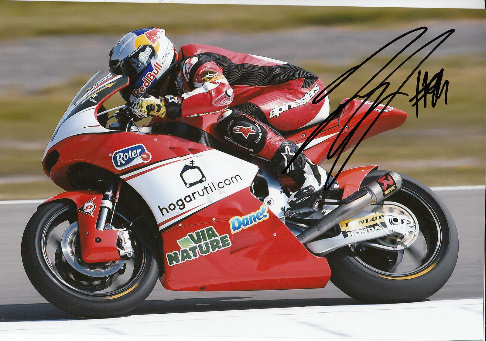 Jonas Folger Hand Signed AGR Kalex 12x8 Photo Poster painting 2014 Moto2 3.