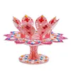 Diamond Art Mandala Lotus Rotating Candle Holder Home Decor