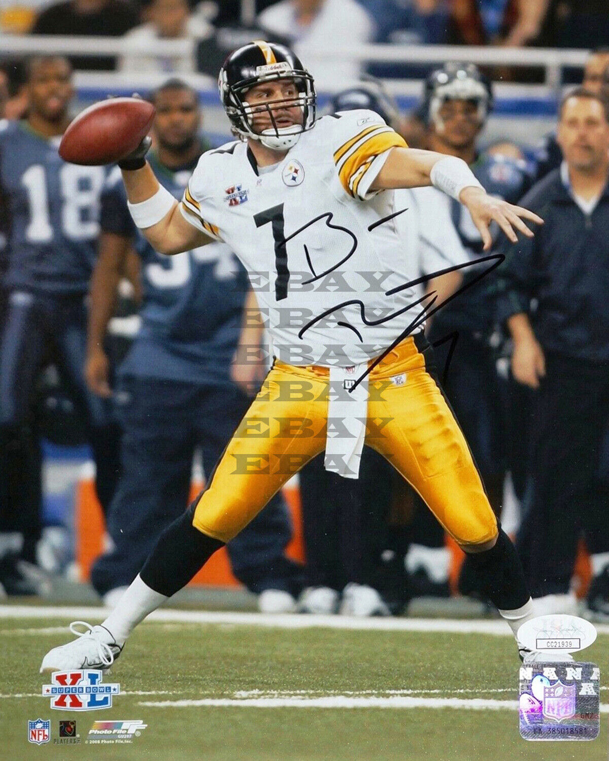 BEN ROETHLISBERGER PITTSBURGH STEELERS Signed 8x10 autographed Photo Poster painting Reprint