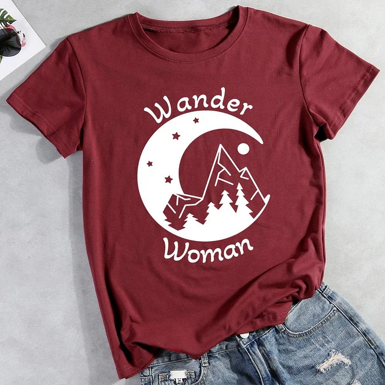 AL™  Wander woman Hiking Tees -012388-Annaletters