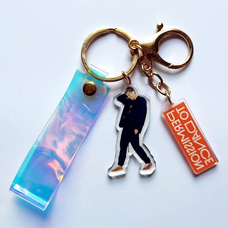 KPOP BTS Keychain Laser Bangtan Boys Lanyard Love Yourself Key Chains Jung  Kook V SUGA JIMIN JHOPE RM Keyring Bts Accessories