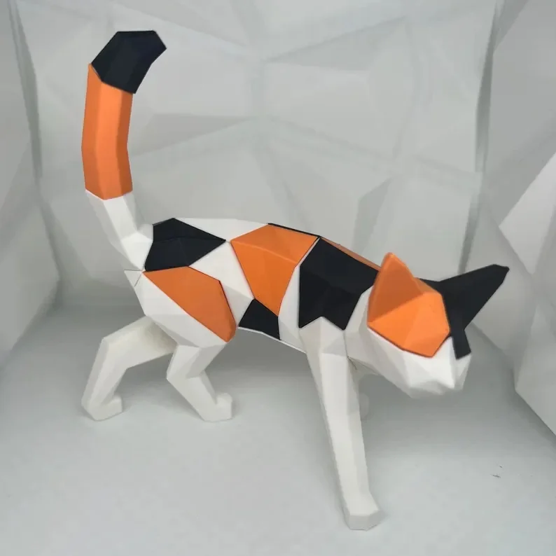 Purr-fectly Puzzling 3D Cat