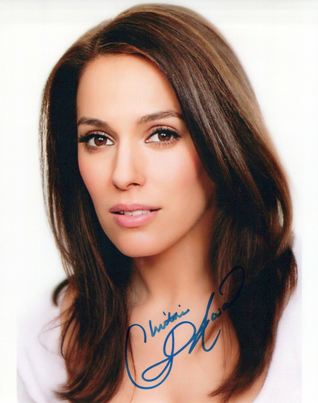 Christina DeRosa glamour shot autographed Photo Poster painting signed 8x10 #7