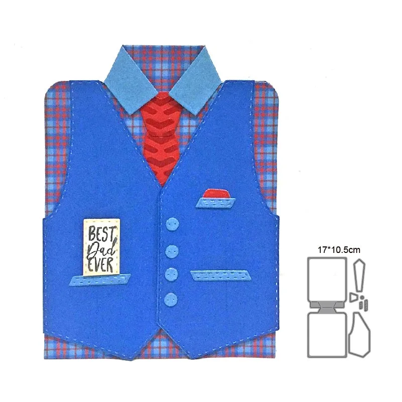 A Shirt Suit 2022 New Dies Metal Cutting Dies Cut Die Mold Decoration Scrapbook Dies Knife Mould Blade Punch Stencils Dies