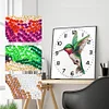 Bird Clock Mosaic Part Special Shape Diamond DIY Painting Kit Gifts
