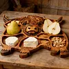 Highland Cow Wooden Charcuterie Board Rustic Farmhouse Serving Tray Cheese Board
