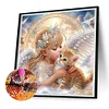 Angel Girl Cat - Crystal Rhinestone Diamond Painting