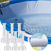 12 Pack Pool Joint Pin with Rubber Seals Kit Long Pool Pin for Above Ground Pool