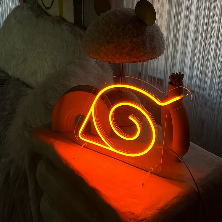 Naruto Neon Sign For Room Custom Anime Neon Sign Catoom Wall Decor