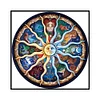 (Counted/Stamped) 11CT Sun Moon Constellation-Cross Stitch 50*50cm/19.68*19.68in