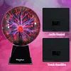 Plasma Ball: 6 Inch Plasma Globe Touch & Sound Sensitive Plasma Ball Lamp Electric Ball Lightning Toys for Kids, Parties, Home, Prop, Decoration, Christmas Gifts