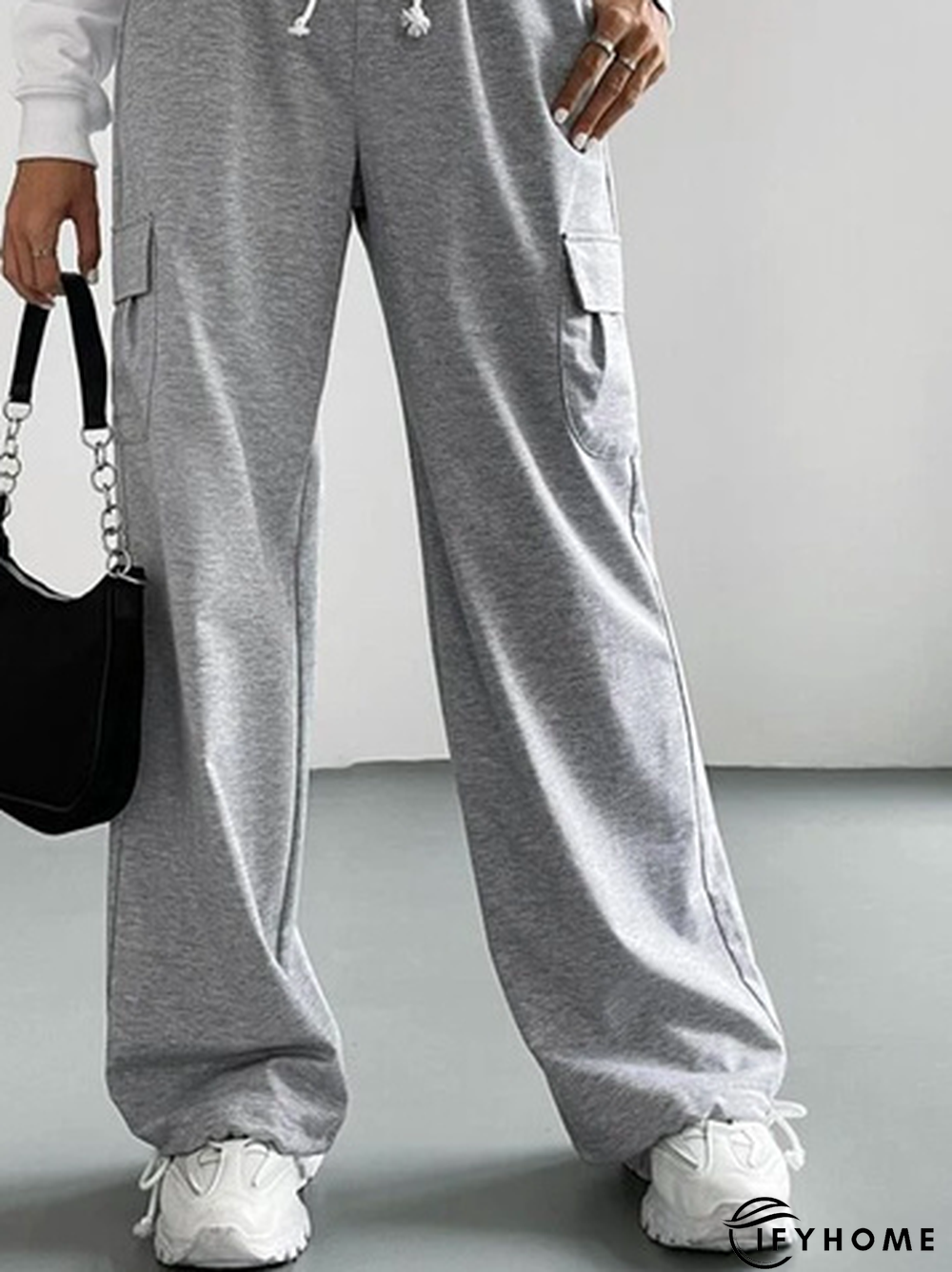 Casual Plain Loose Sweatpants | IFYHOME