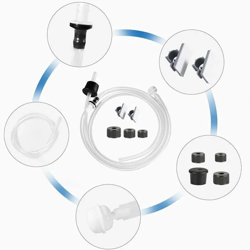 Sink soap dispenser extension tube kit multiple style and finish options
