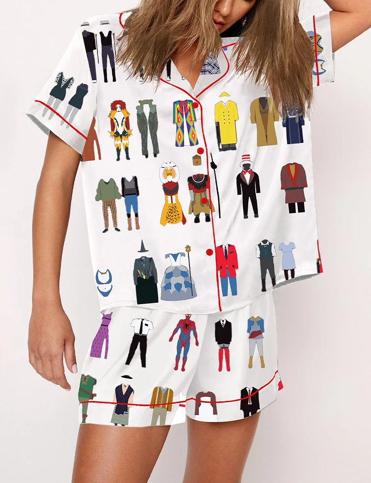 Women's Musical Theatre Characters Pajama Set