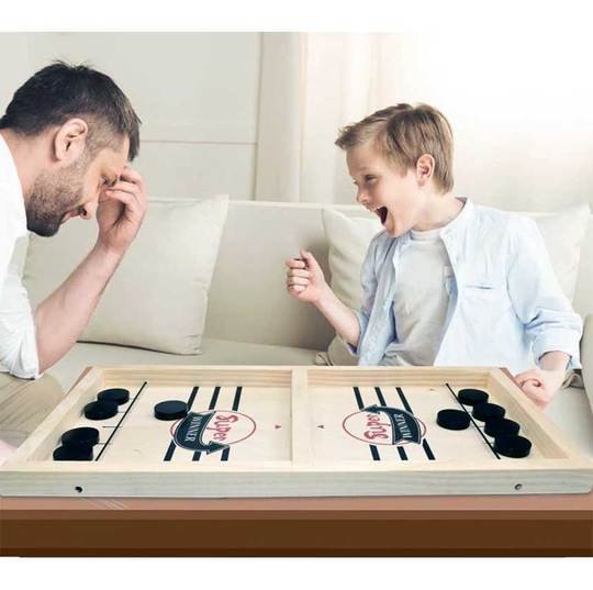 🎄CHRISTMAS SALE 50% OFF - WOODEN SLING HOCKEY BOARD GAME