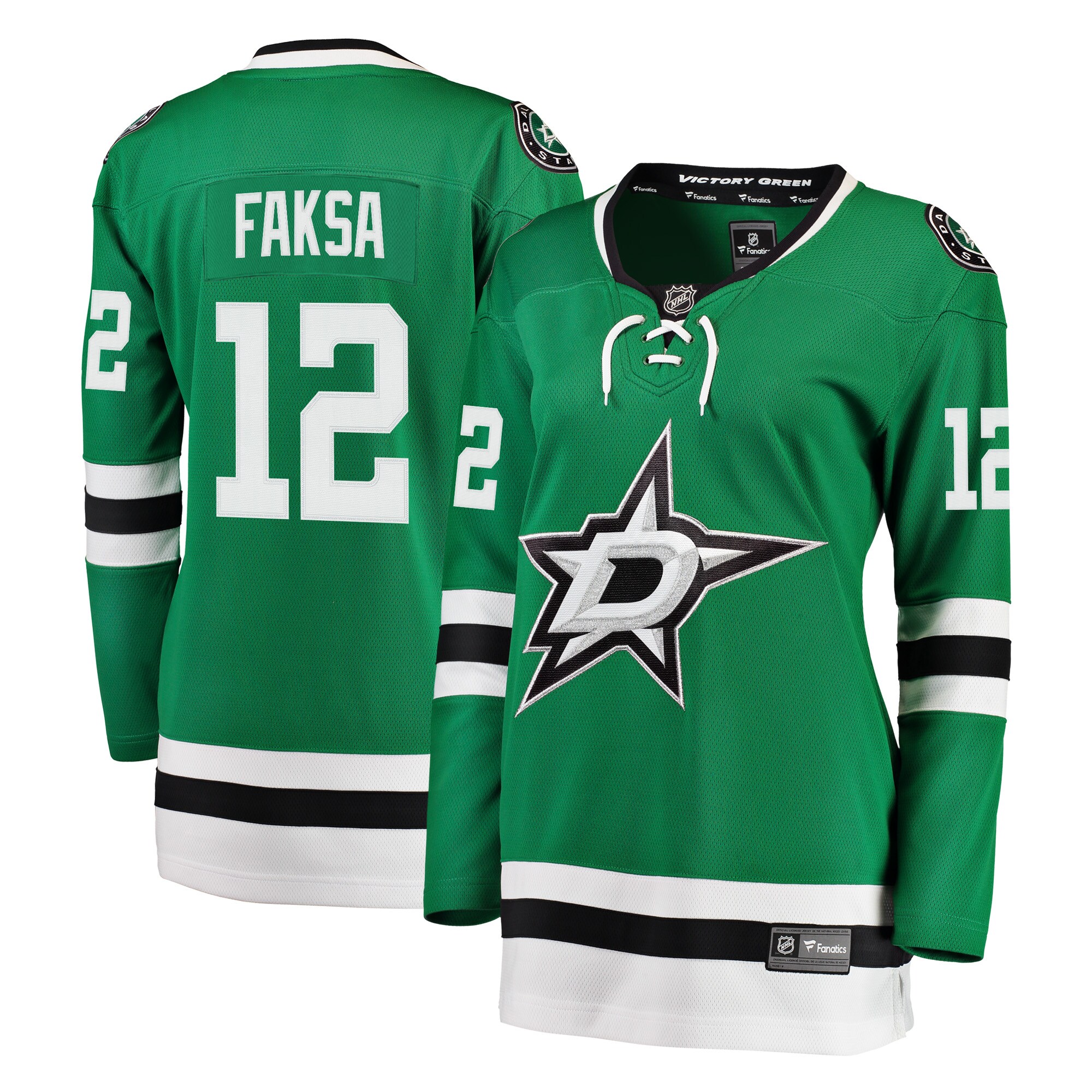 Radek Faksa Dallas Stars Fanatics Women&rsquo;s Breakaway   Jersey &ndash; Kelly Green mysite