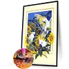 uk.everydayedeals (Limited Stock)Diamond Painting - Full Round - Framed Sunflower Parrot(40*60cm)