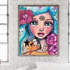 Diamond Painting -DIY Round Drill Girl(40x50cm)