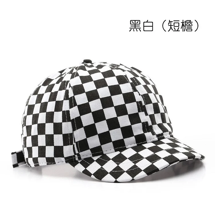 Unisex Baseball Cap Vintage Womens Short Brim Chess Baseball Cap Outdoor SportsPopular Mens Sun Cap Personalized