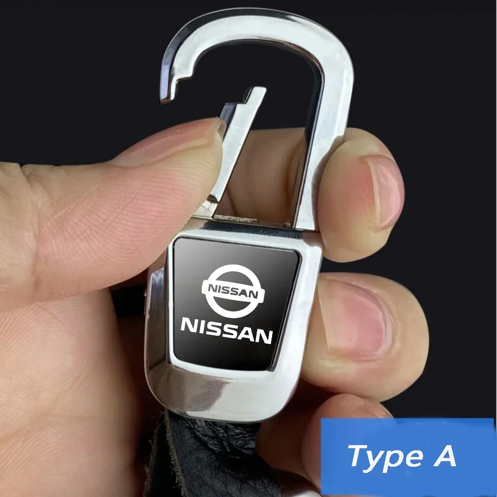 🔥Hot Sale🔥Exclusive Logo🔥Car Anti-lost Genuine Leather Keychain