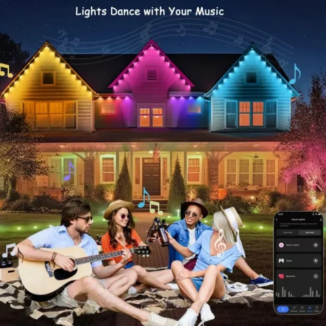 🎅 Early Christmas 49%OFF 🎅 Smart Rainbow LED Permanent Outdoor Light - Smartlight 🎁