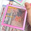 2Pcs Diamond Art Square Auxiliary Frame 3D Printing Diamond Art Desk Positioning Frame Lightweight for Boys Girls Adults Students Home Office Leisure (Sakura Pink Large)