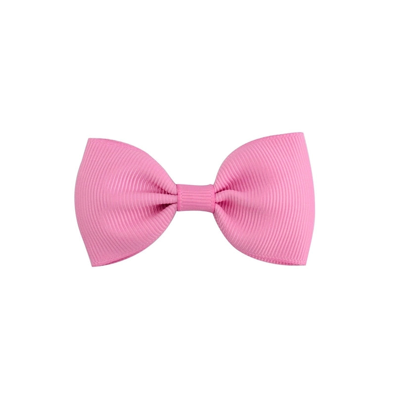 Solid Color Children’s Bow European Version Cute Hairpin Baby Hair Accessories Flat Head Bow Tie 643