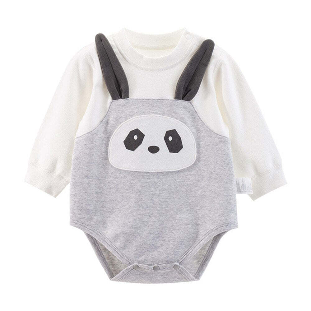 The Rourou Panda Onesie for Baby Boys 