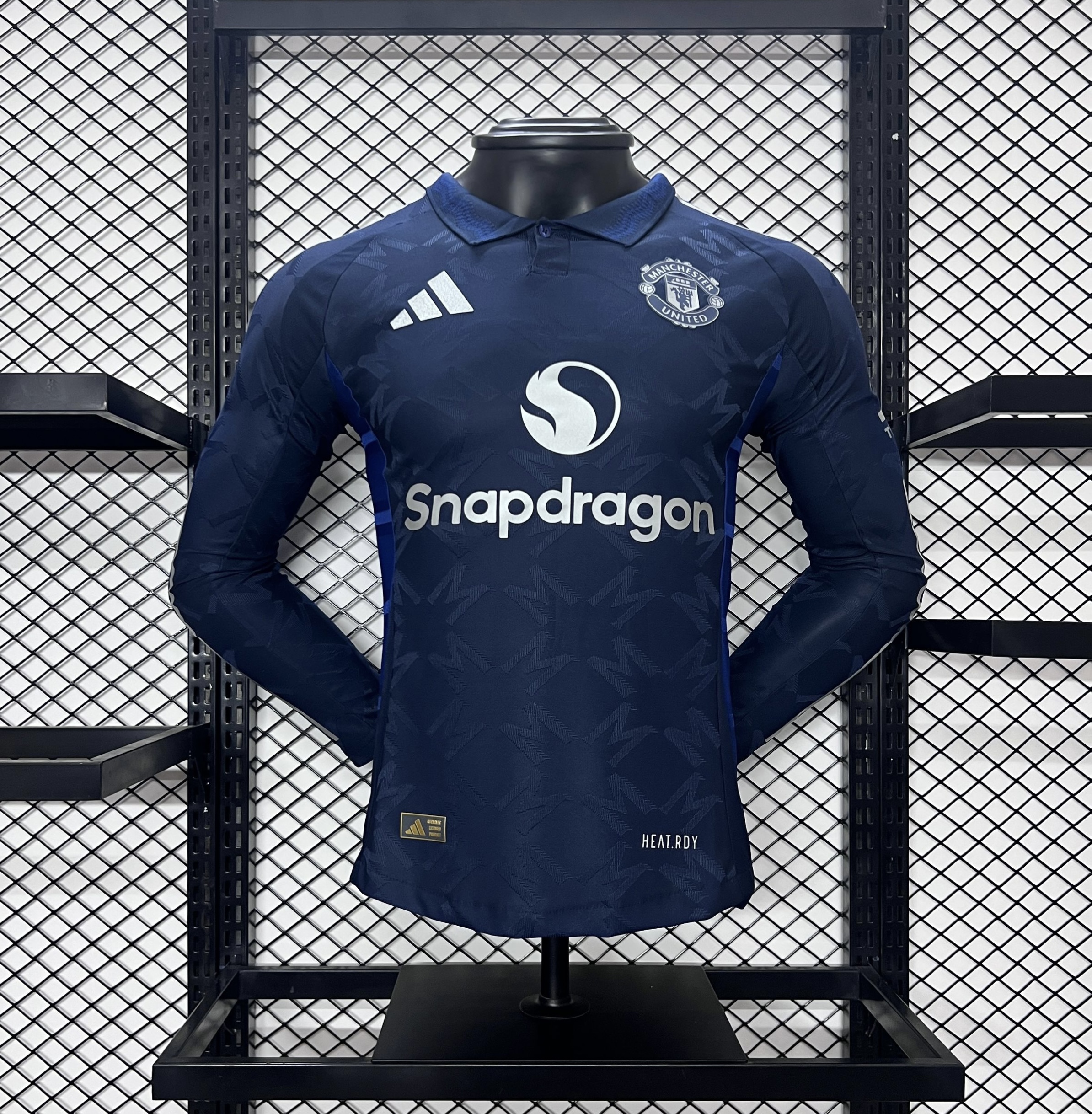 Manchester United 24-25 Away Long Sleeve Jersey - Player Version