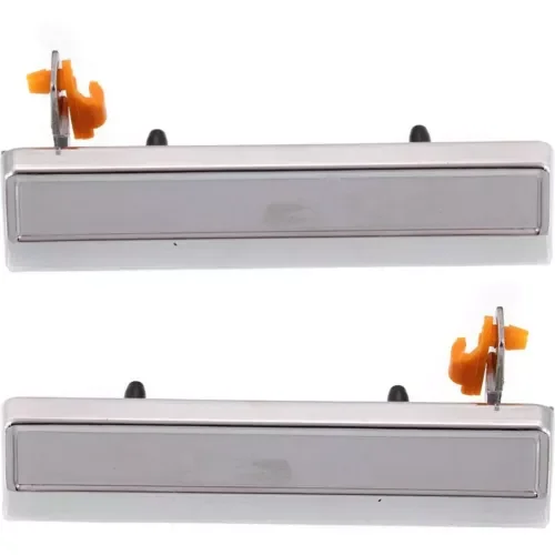 Dronehint New Pair Set Outside Chrome Door Handle Chevy Buick Oldsmobile GMC Pickup Truck (For: GMC) Parts