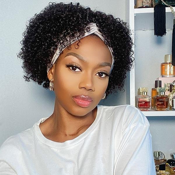 Short Curly Headband Wig US Mall Lifes