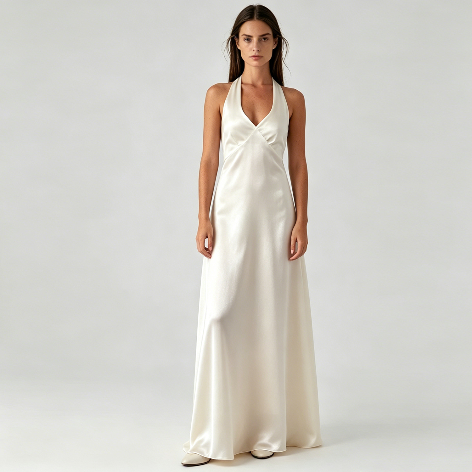 Silk Dress Women 100% Mulberry Silk Maxi Dress for Evening | Wedding Guest | Formal REAL SILK LIFE