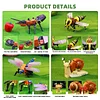 Building blocks Insect Wars Mantis Ant Butterfly model educational children's assembly insert toy gift