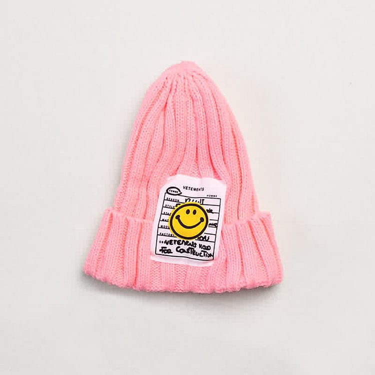 Candy Colors Toddler Smile Patch Beanie 