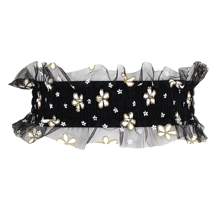 And Elastic Elastic Women's Lace Waistband, Fashionable And Versatile Decoration, Simple And Retro Slim Waist Seal Selection_ viptrois