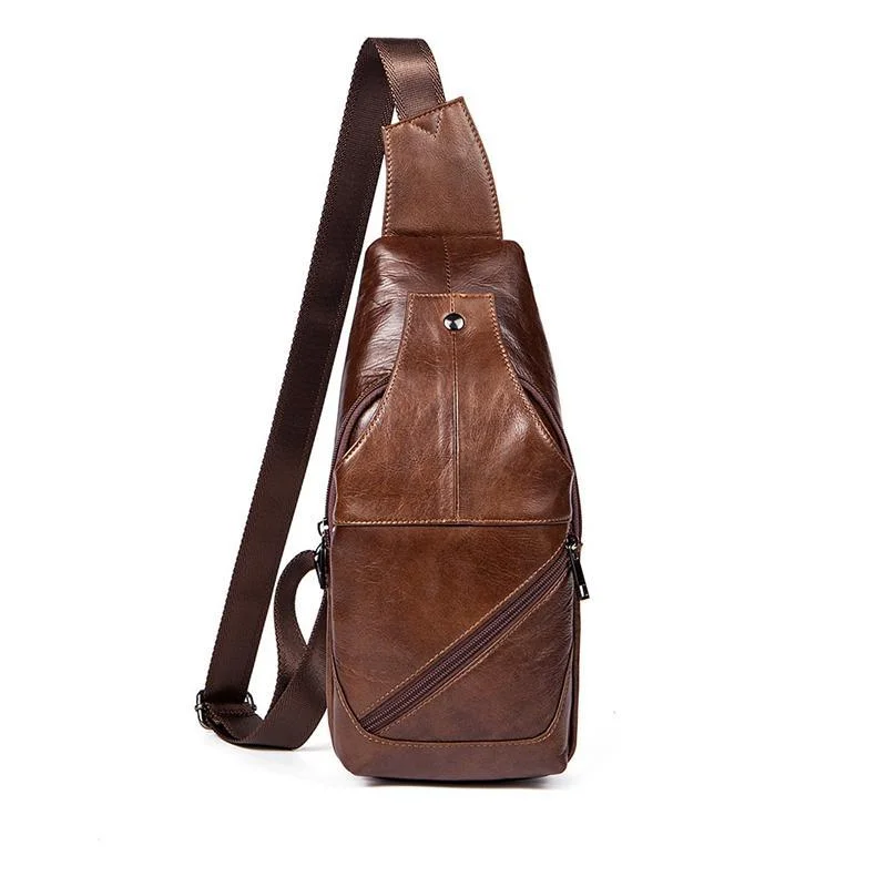 Personality Leather Outdoor Sports Casual Crossbody Bags