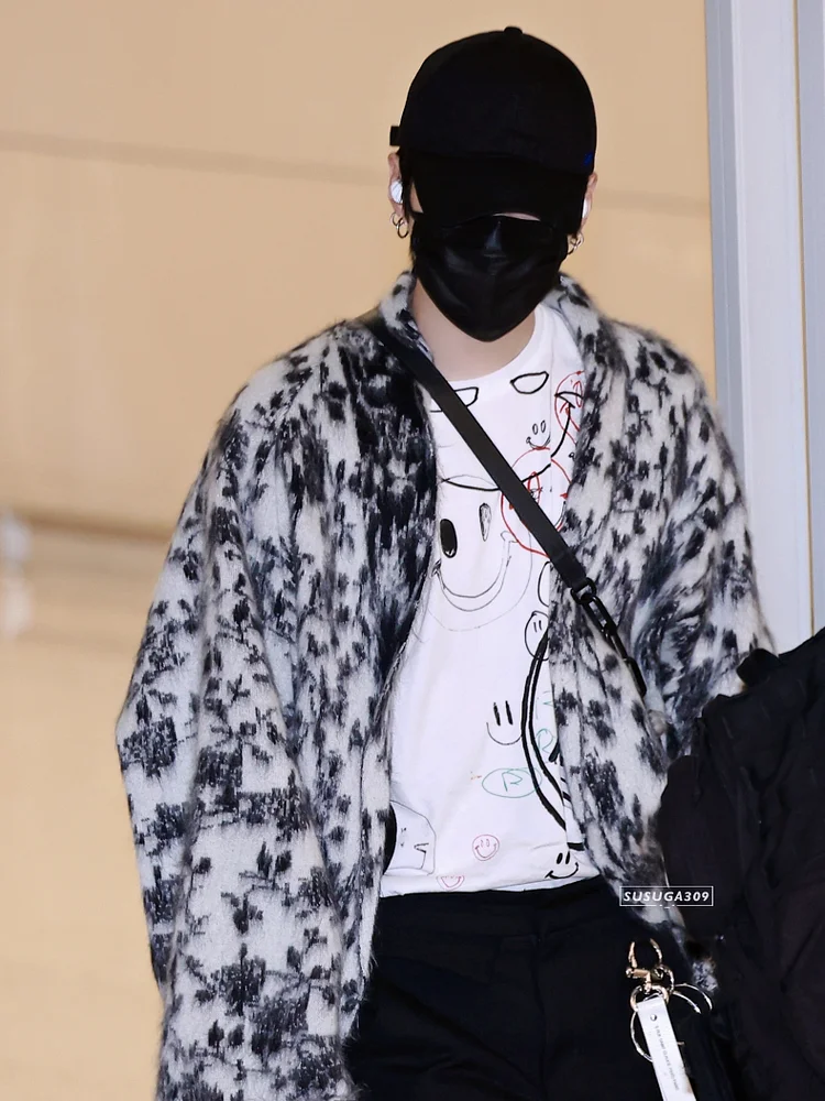 Suga BTS Airport Fashion Shirt