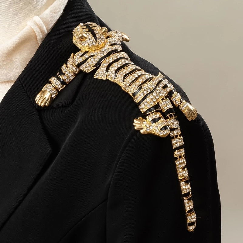 Luxurious Pin Geometric Alloy Inlay Artificial Pearls Rhinestones Women’S Brooches