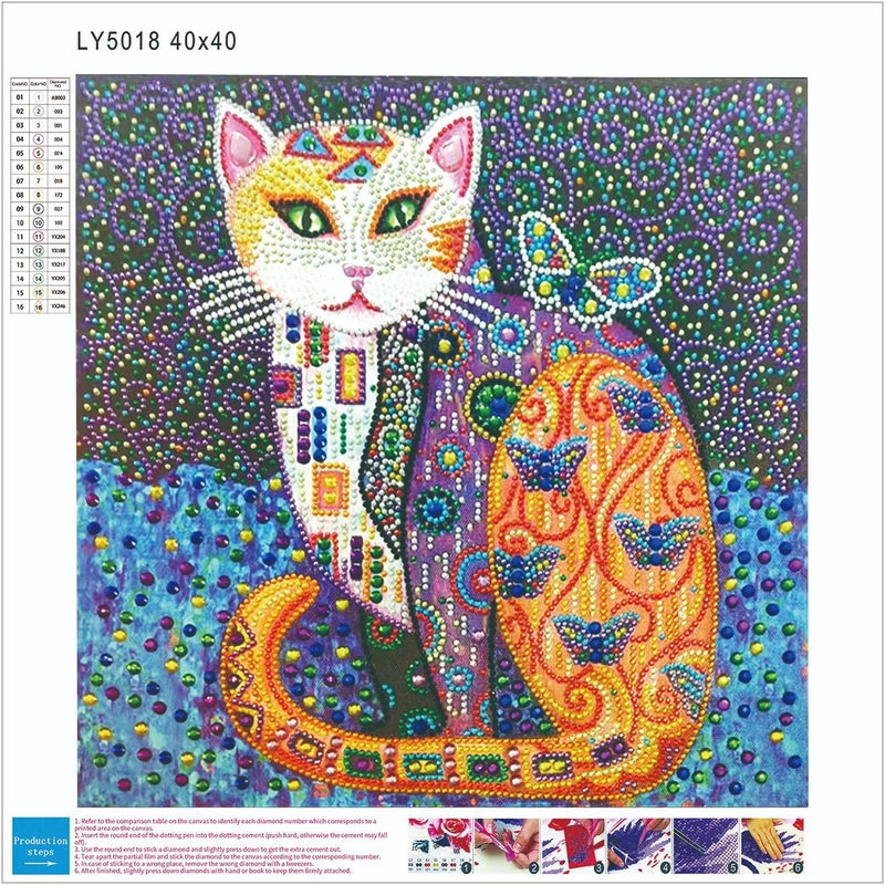 Diamond Painting DIY Bright Diamond Owl Living Room Bedroom Hanging Painting 5D Hot Diamond Painting