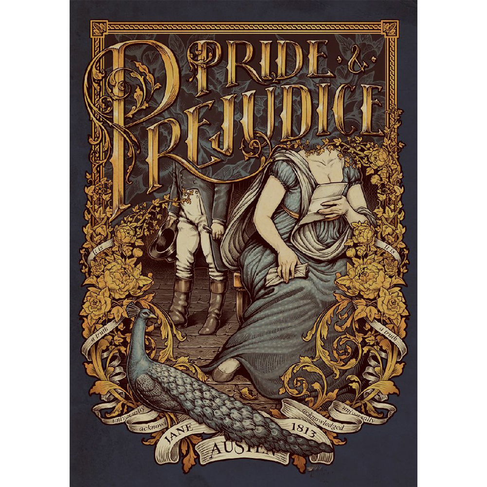 

Pride and Prejudice - Round Drill Diamond Painting - 30*40CM, 501 Original