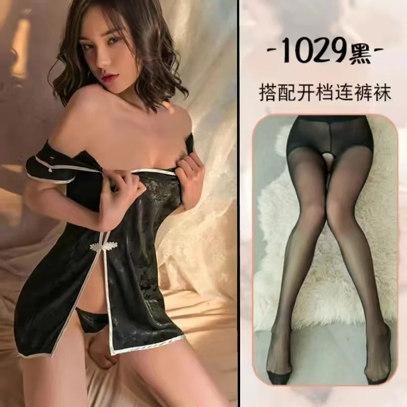 Churchf Sex Lingerie Women's Uniform Seduction Charm Flirting Products Emotional Clothes Passion Suit Pyjale Cheongsam Sexy