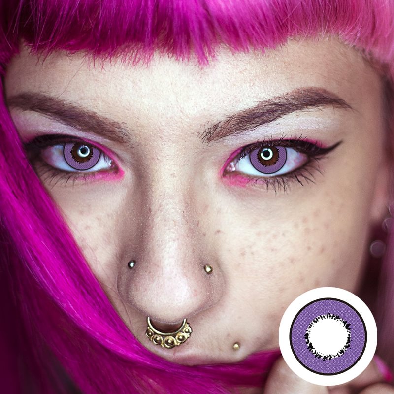 Harajuku Storm Purple(12 months) contact lenses