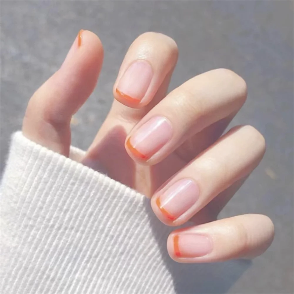 24pcs Detachable Taro Mud Purple Pearl False Nails Wearable Fake Nails Full Cover Nail Tips press on nails fake nail with design 515-1-Nail Inspo