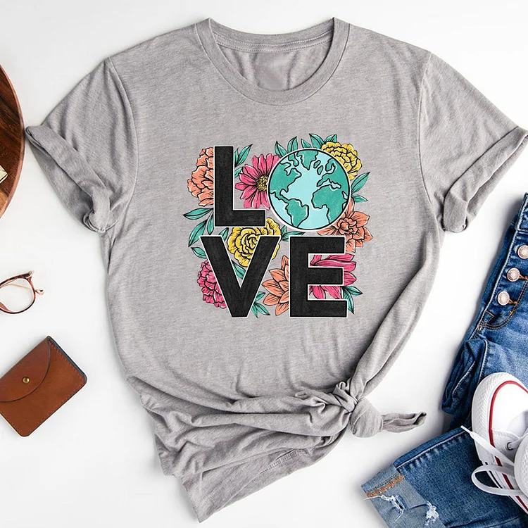 Love the Earth T-Shirt-08315-Annaletters