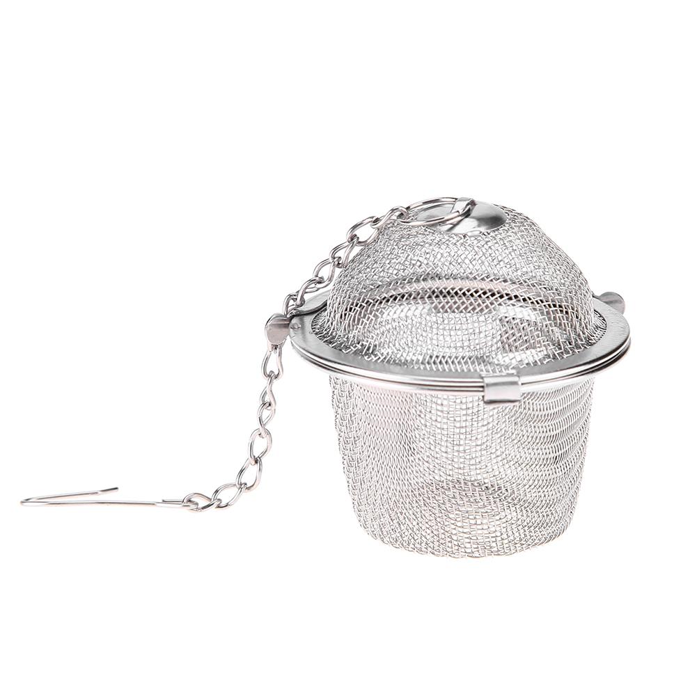 

Stainless Steel Bucket Mesh Tea Ball Coffee Soup Strainer Infuser Filter, 4.5cm, 501 Original