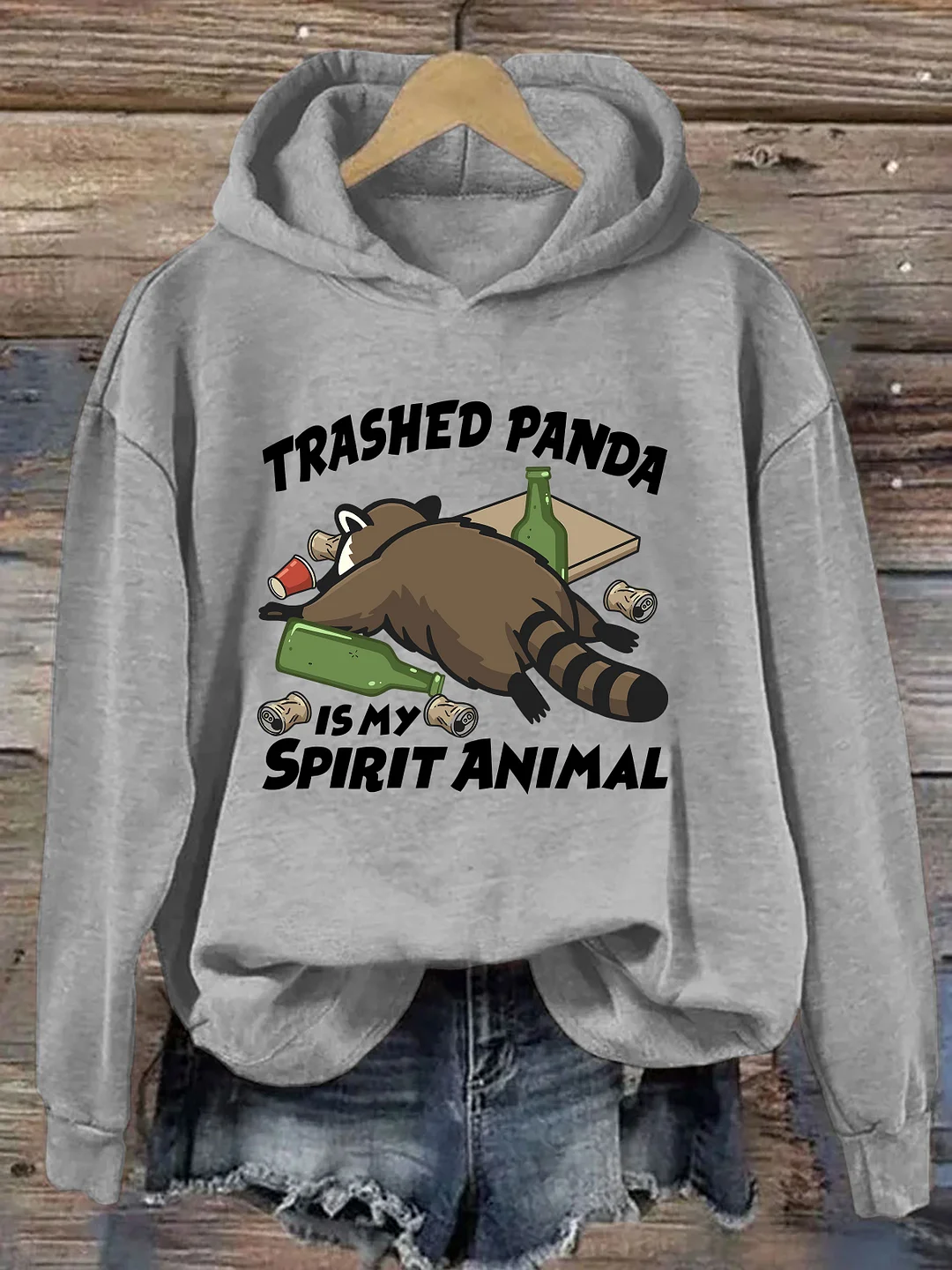 Trashed Panda Is My Spirit Animal Hoodie