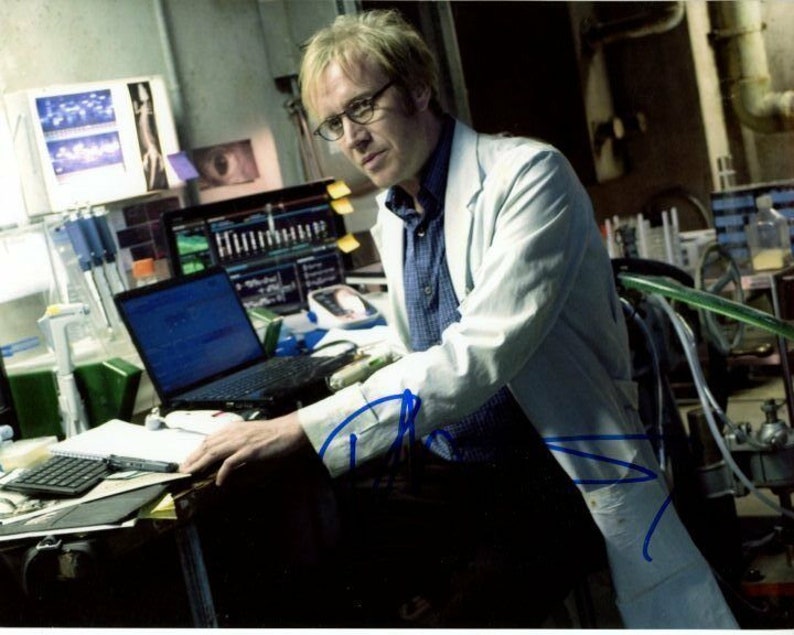 Rhys ifans signed the amazing spider-man dr. curt connors the lizard Photo Poster painting