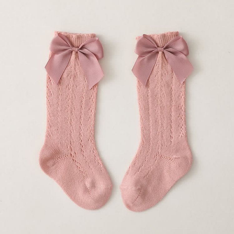 Baby Toddler Hollow Out Bowknot Socks